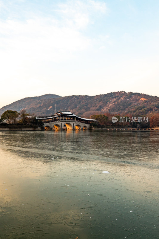 无锡长广溪石塘桥景点景观