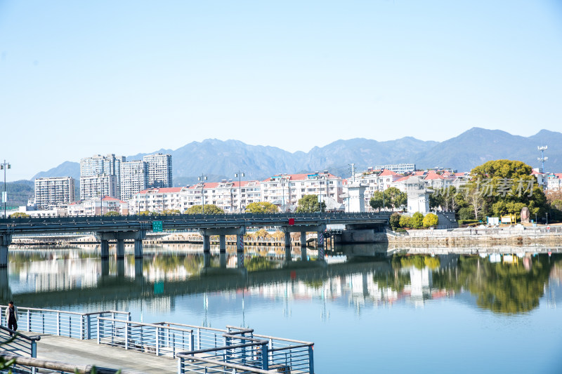 浙江丽水龙泉市区风景