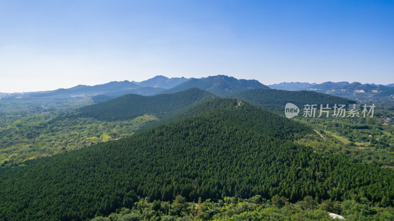 青山青州云门山远景航拍