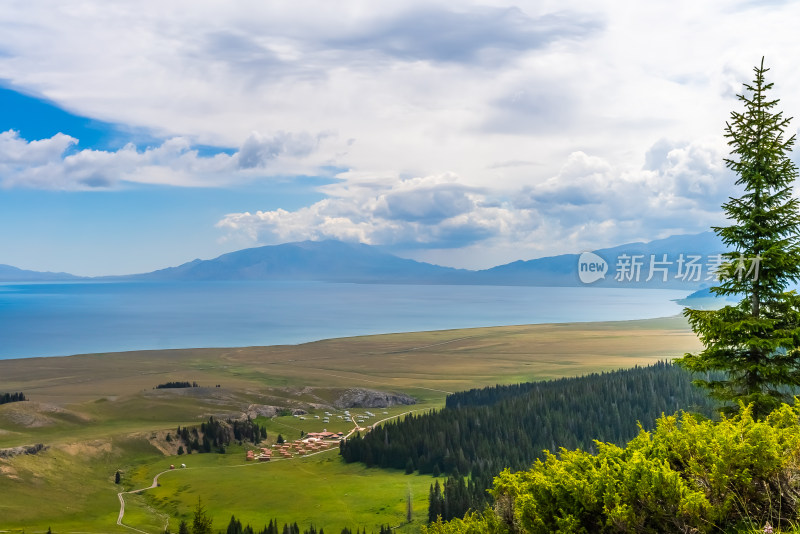 中国新疆赛里木湖