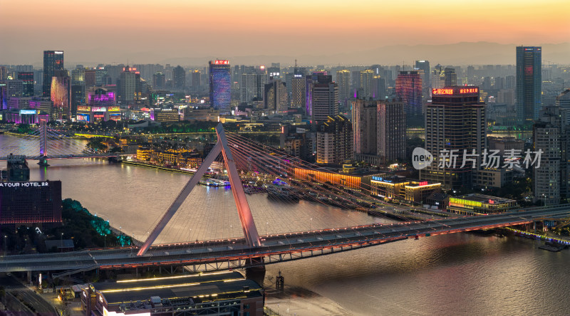 宁波三江口城市景色