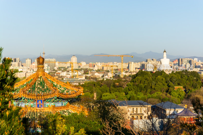 北京景山公园辑芳亭和北海白塔-DSC_8565