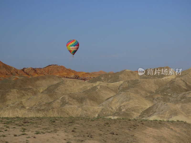 甘肃张掖七彩丹霞风景区旅游风光