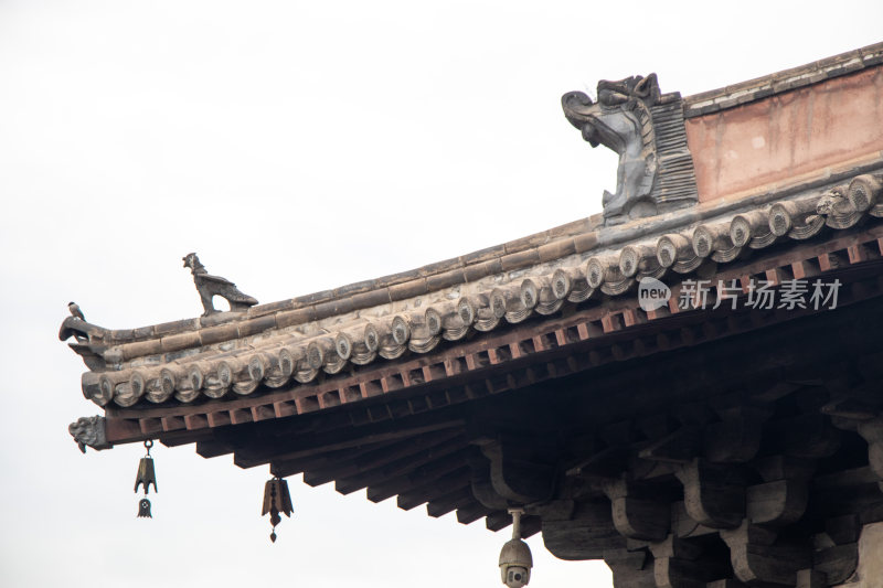 山西大同善化寺檐角装饰