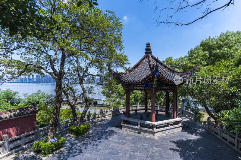 武汉汉阳晴川阁古建筑风景