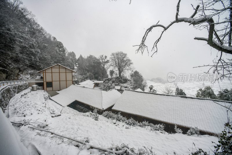 重庆酉阳：千氹田边飞白雪