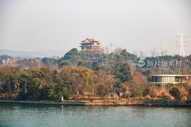 湖北宜昌葛洲坝坝区风光