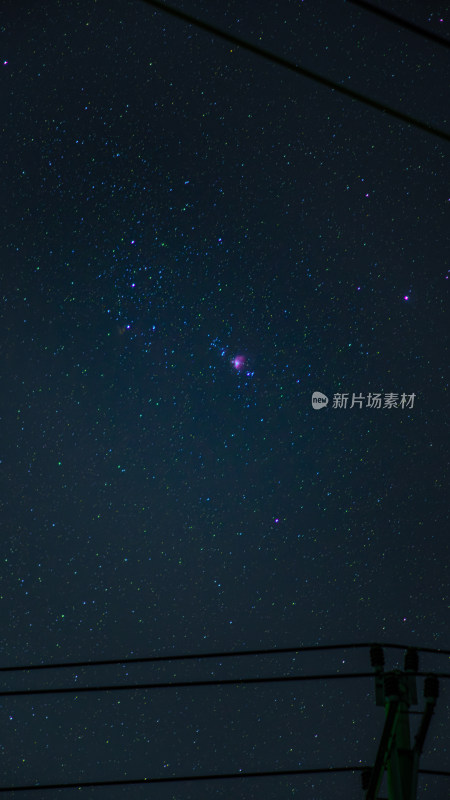 冬季的星空