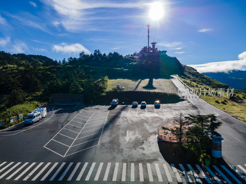 祖国大好河山湖北神农架 A景区航拍摄影图