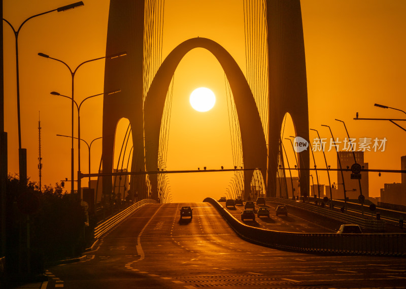 北京首钢园首钢大桥美景