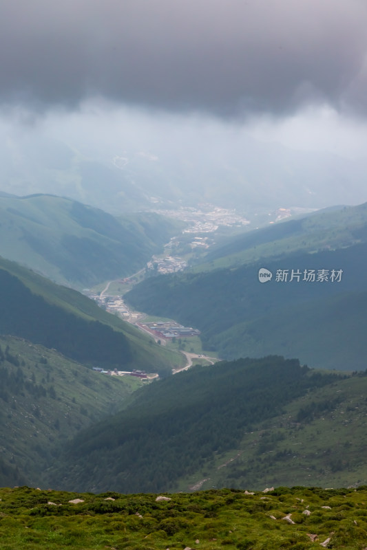 五台山朝圣路上的风景