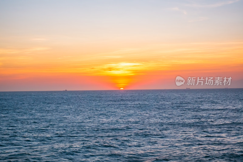 海上日落夕阳