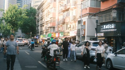 南京明瓦廊街区景区城市街区人群