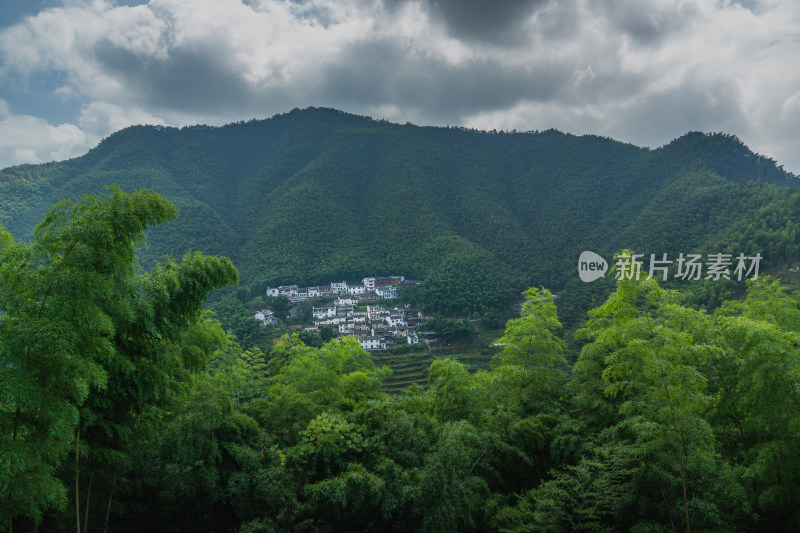 木坑村山景