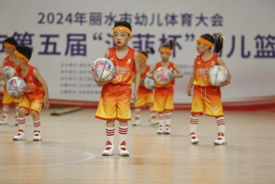 2024年丽水市幼儿园运动会篮球操表演等