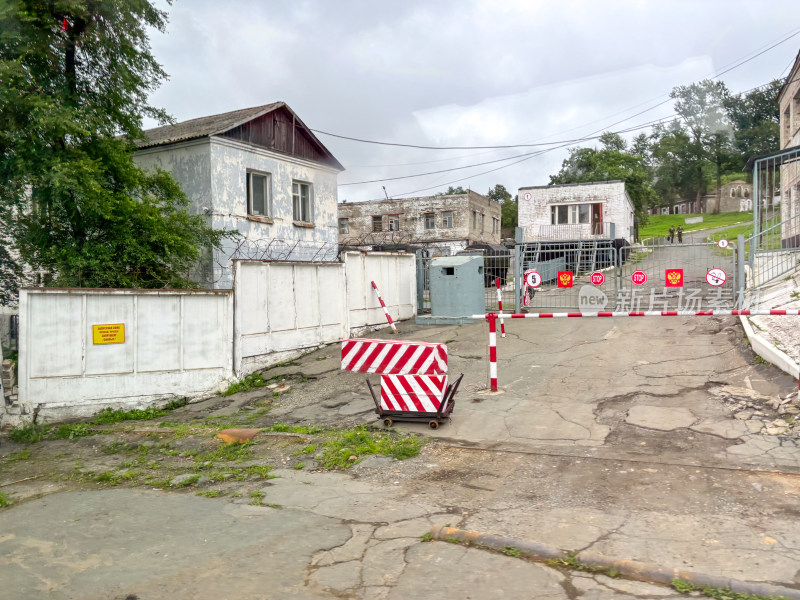 俄罗斯远东地区海参崴城市建筑风光