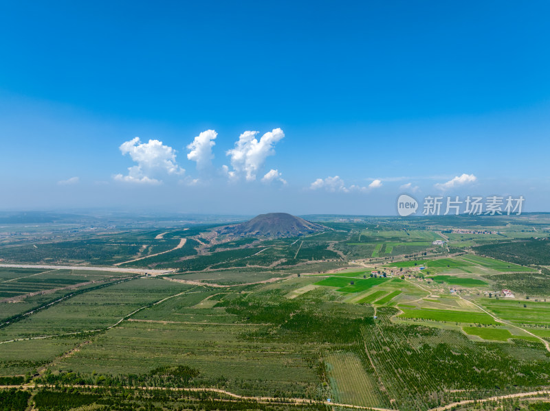 山西省大同市火山群地质文化遗产航拍风光