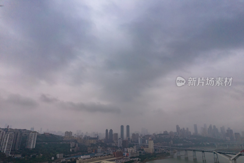 重庆雾都城市建设航拍摄影图