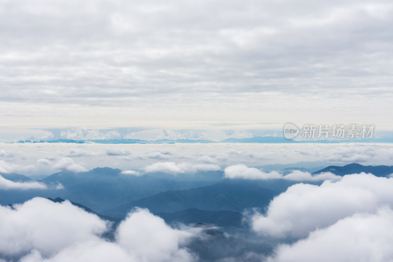 江西上饶三清山云海自然风光