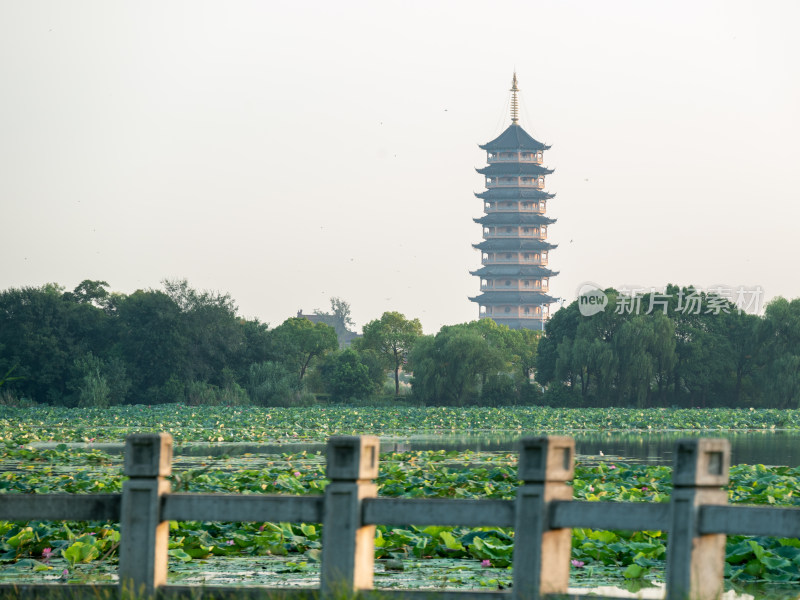 江苏扬州市江都开元寺药师宝塔建筑