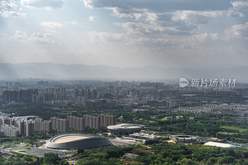 国家速滑馆冰丝带城市建筑