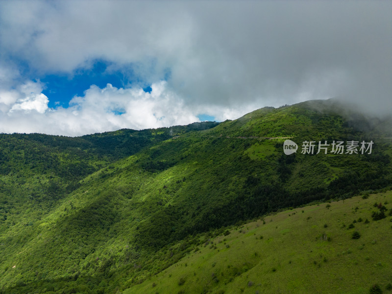 湖北神农架景区航拍风景摄影图