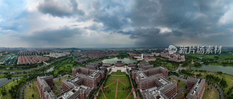 浙江省嘉兴市海宁浙江大学国际校区全景