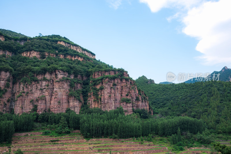 太行山山脉高山自然风景