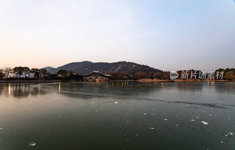 无锡长广溪石塘桥景点景观