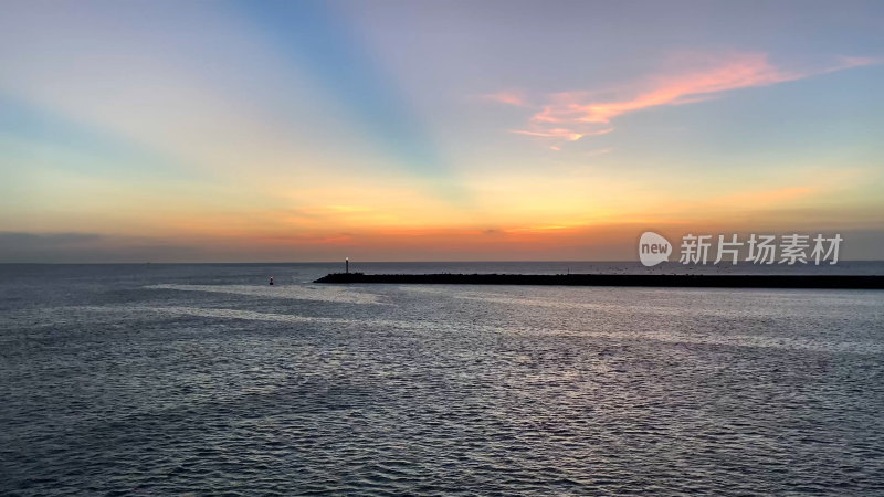 海南海上日落