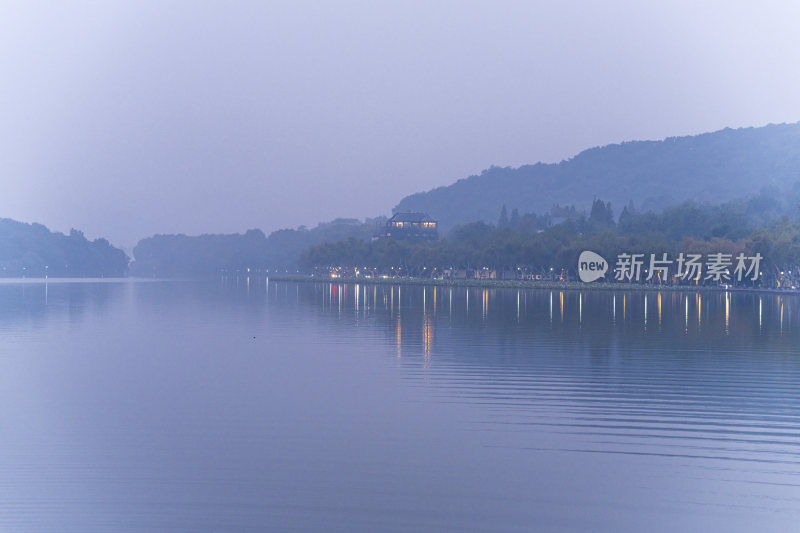 杭州西湖白堤风景