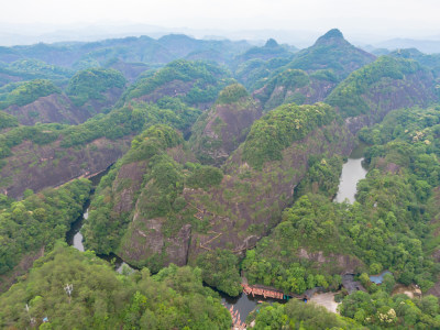 福建泉州清源山航拍图