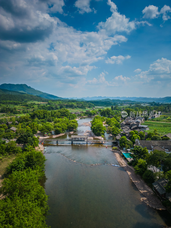 桂林自然风光4A景区东漓古村