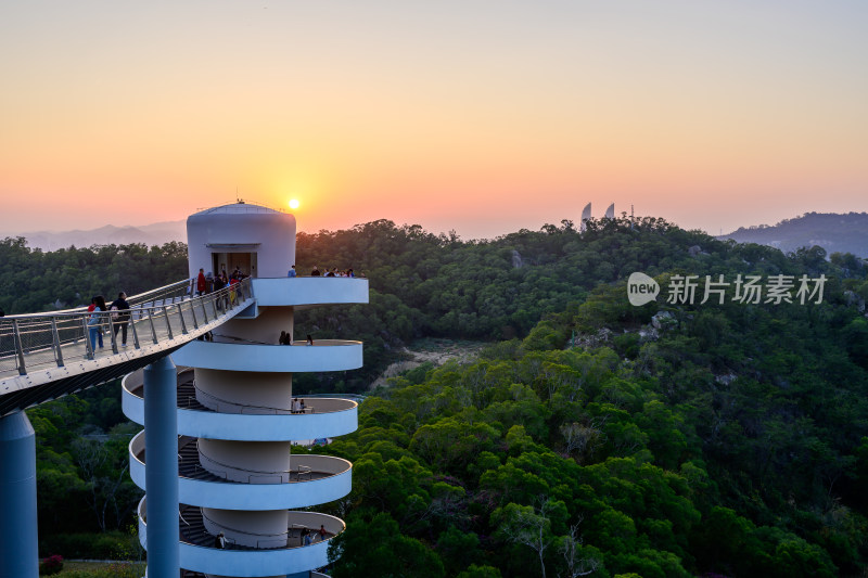 厦门健康步道万石沧海望湖塔