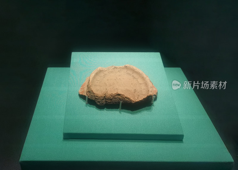 成都博物馆汉字中国展 双墩文化 刻符陶片