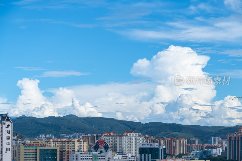 西双版纳景洪市的建筑和景观