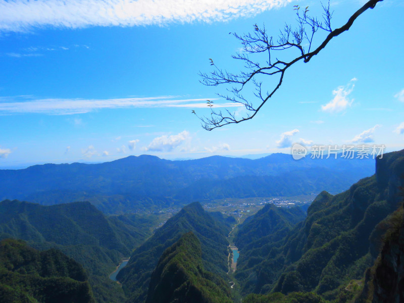 张家界天门山旅游风光