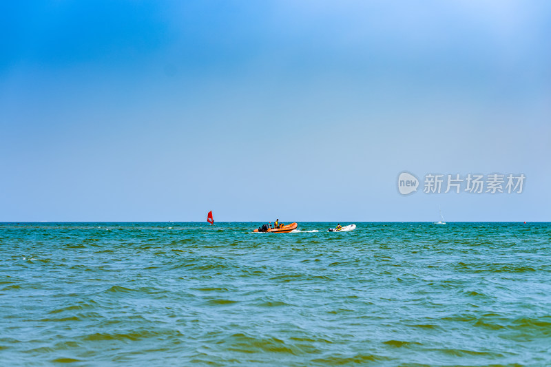 秦皇岛北戴河夏日海滨风光