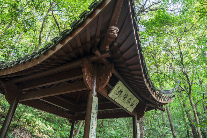 杭州凤凰山万松书院风景