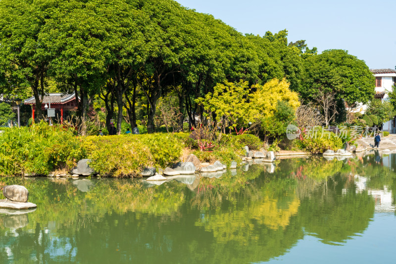 福州黎明湖公园景色