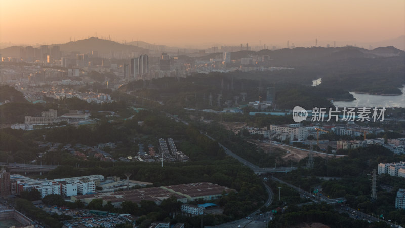 深圳龙华区城市风光