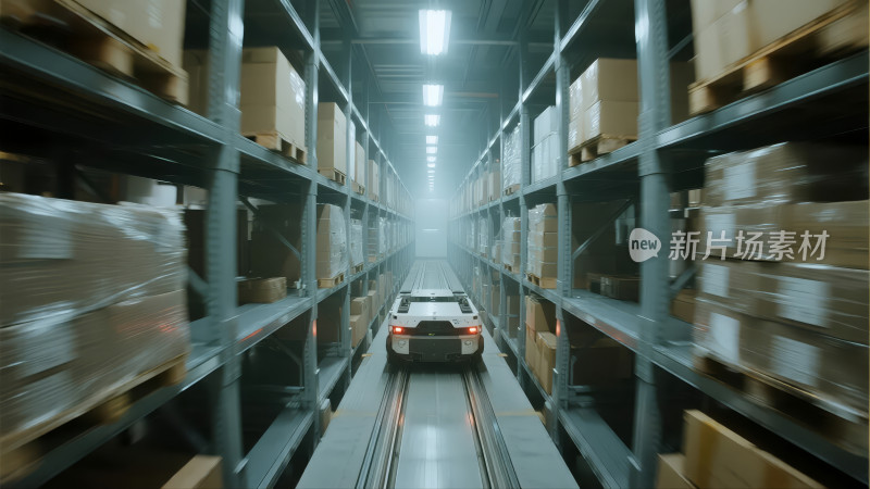 智慧物流仓储自动化AGV小车货架行业背景