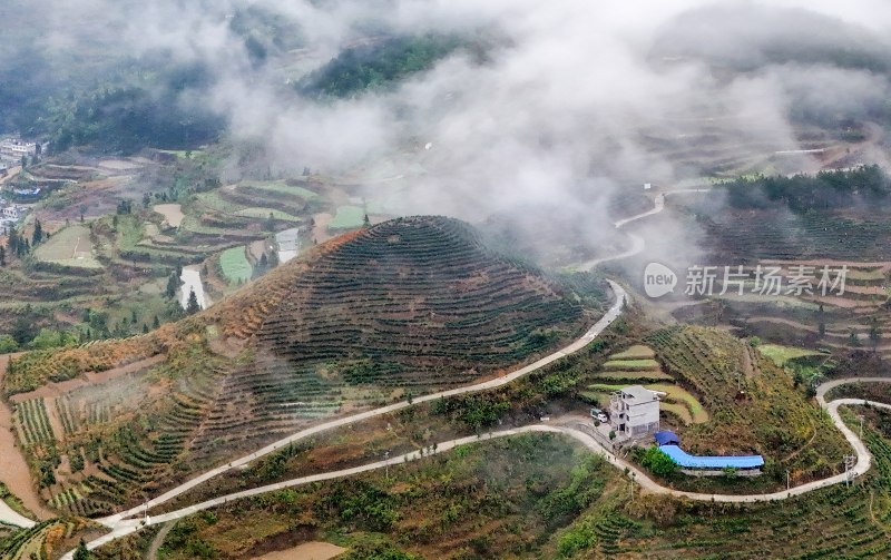 重庆酉阳：青山雾漫别样美