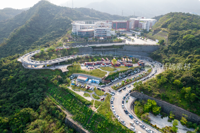 深圳市盐田高级中学航拍图