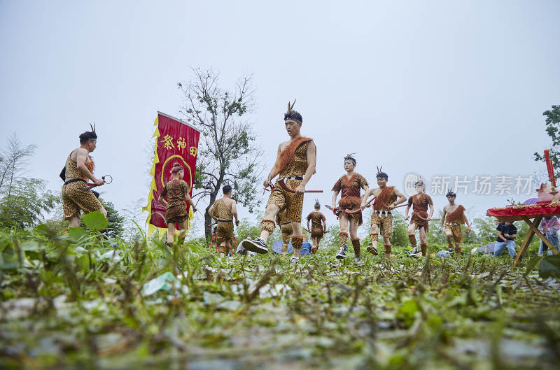 云和梯田开犁节现场