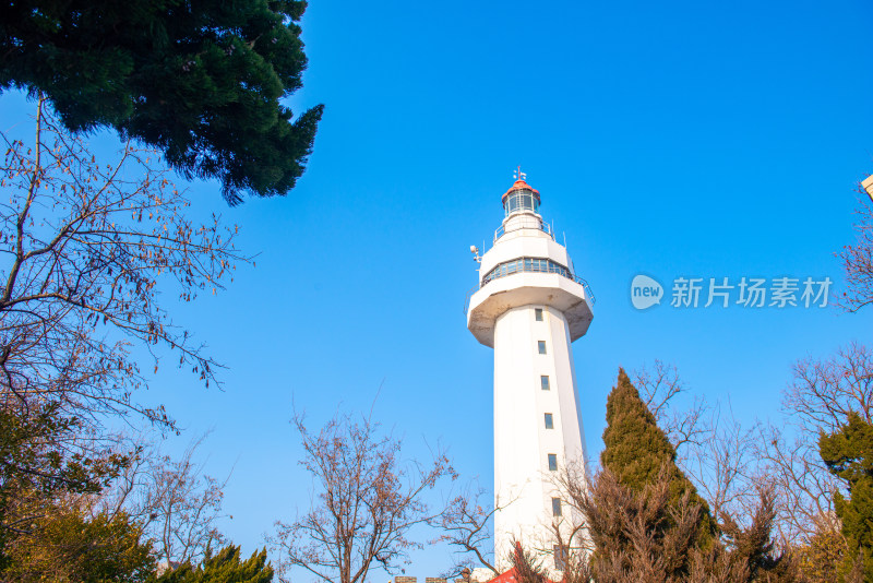 烟台山景区石碑景观