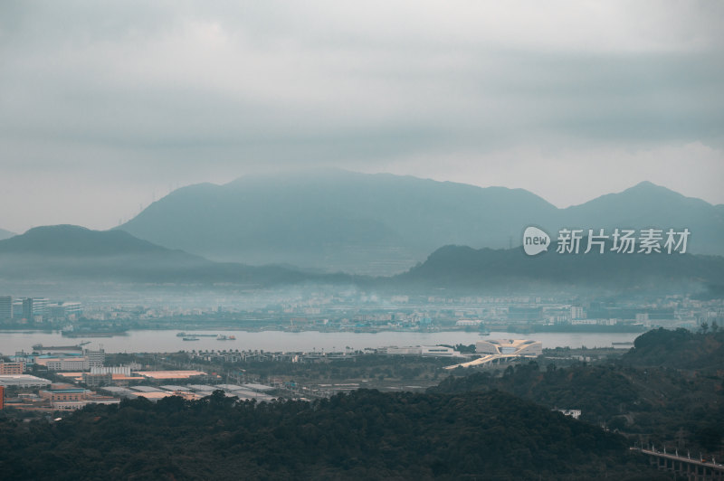 中山神湾丫髻山山顶风光