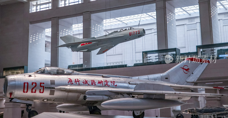 中国人民革命军事博物馆展出的各类战机