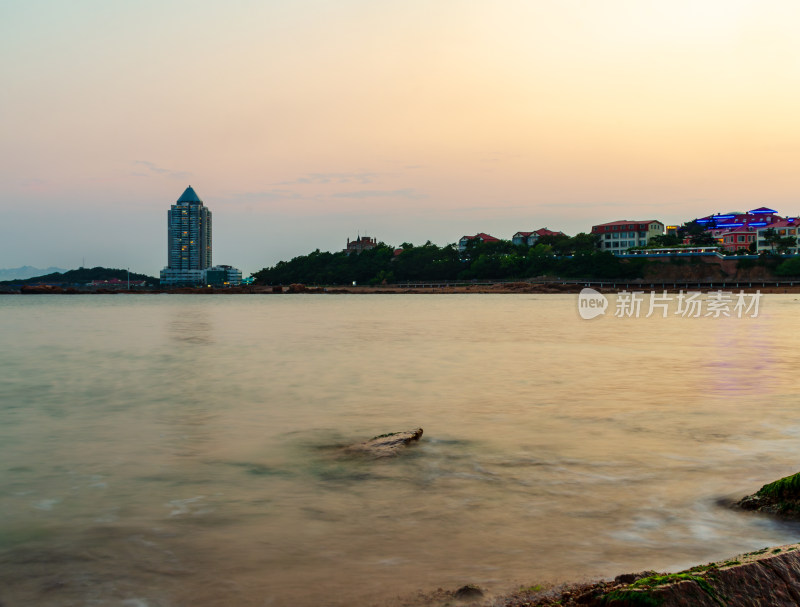 中国山东青岛太平角公园的海景