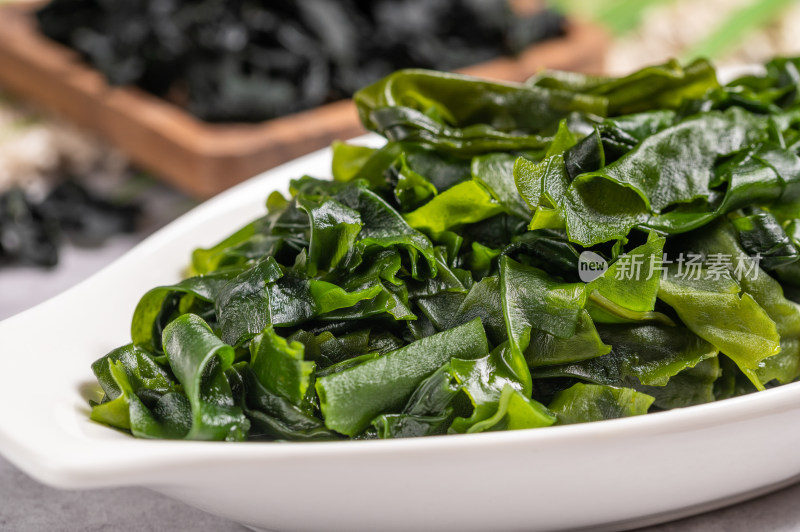 新鲜裙带菜食材